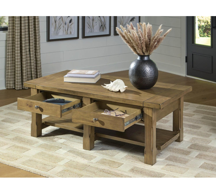 Vandenmore Coffee Table - Medium Brown