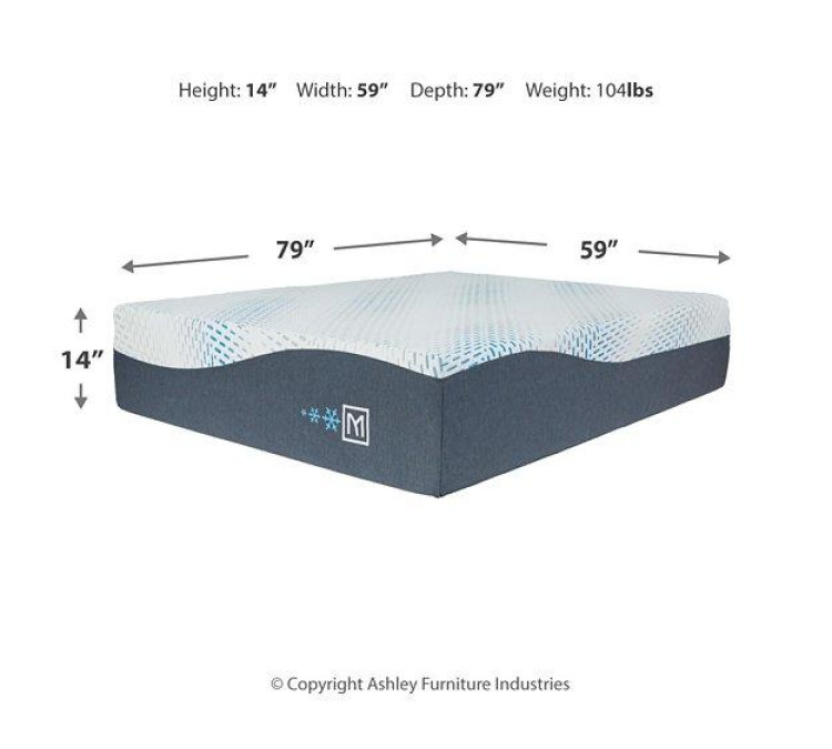Millennium Cushion Firm Gel Memory Foam Hybrid Mattress - Queen