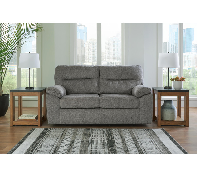Bindura Glider Loveseat - Mineral