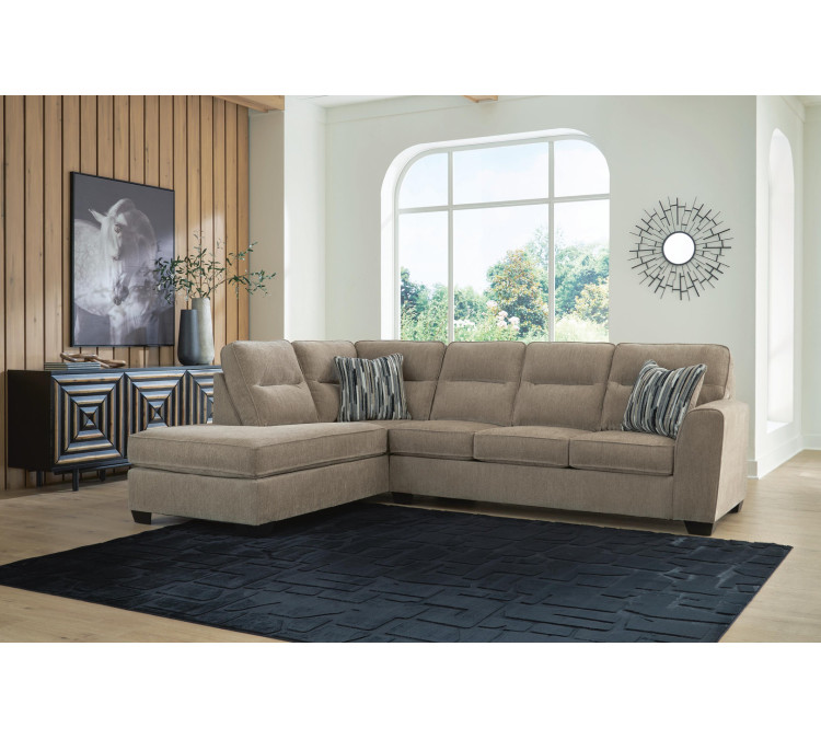 Olten 2-Piece Sectional with Chaise - Mocha