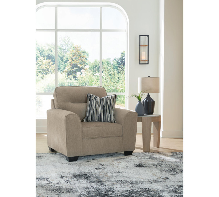 Olten Oversized Chair - Mocha