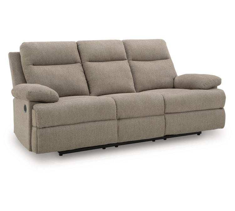Tarrant Reclining Sofa with Drop Down Table - Mocha