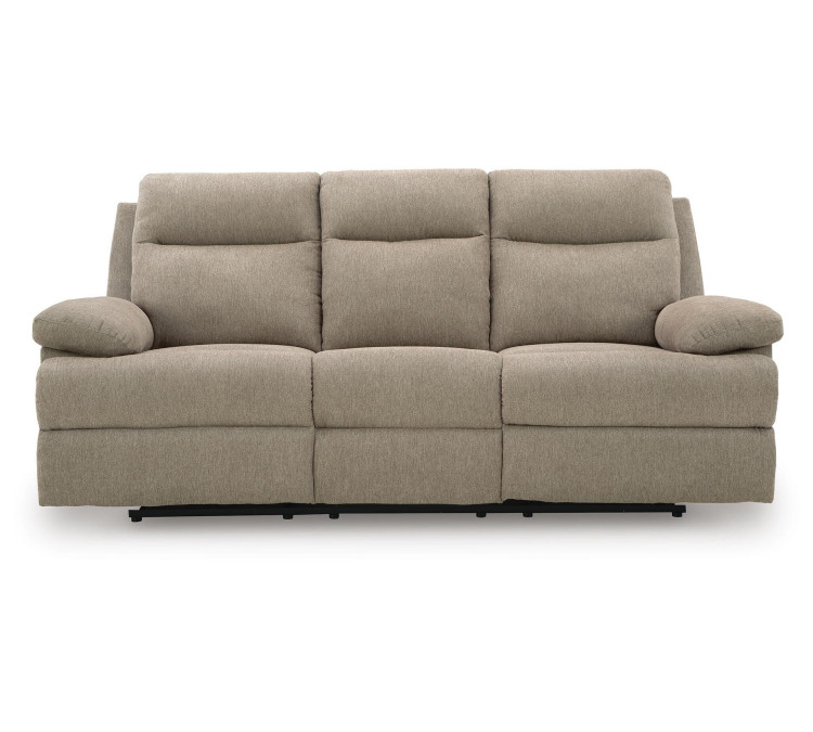 Tarrant Reclining Sofa with Drop Down Table - Mocha