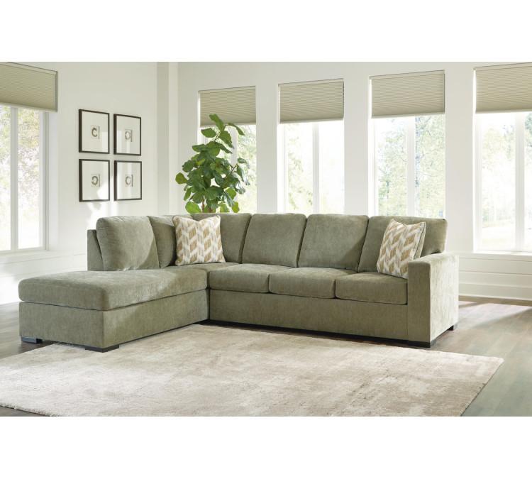 MaKaylen 2-Piece Sleeper Sectional with Chaise - Moss