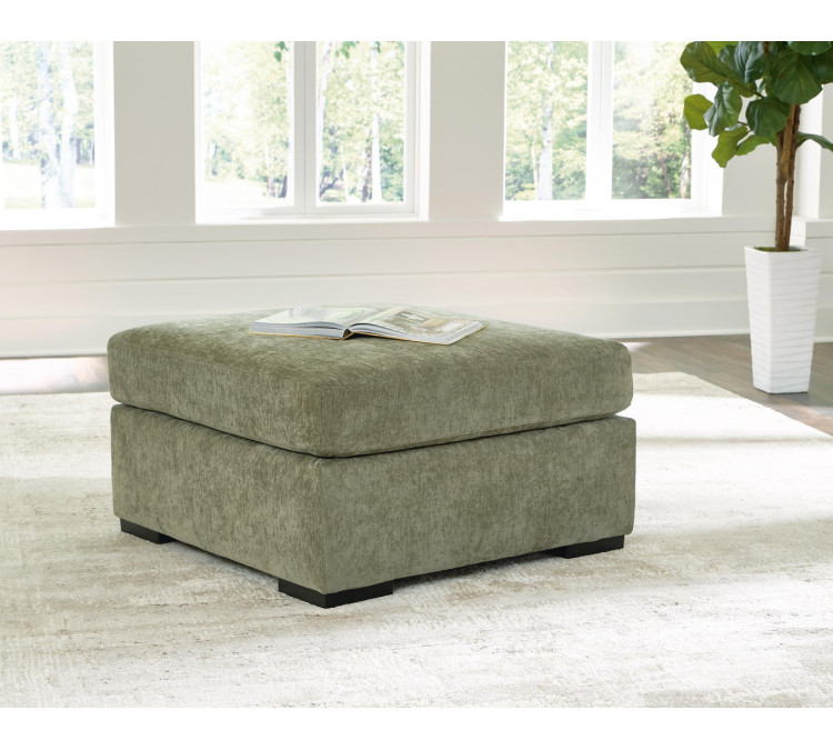 MaKaylen Oversized Accent Ottoman - Moss