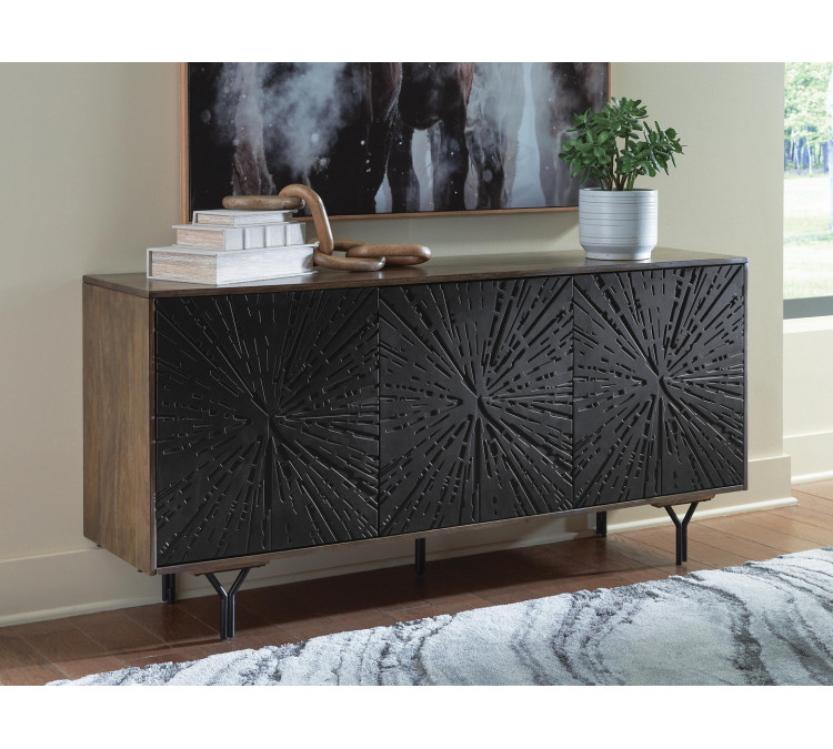 Lavinmont Accent Cabinet - Multi Brown