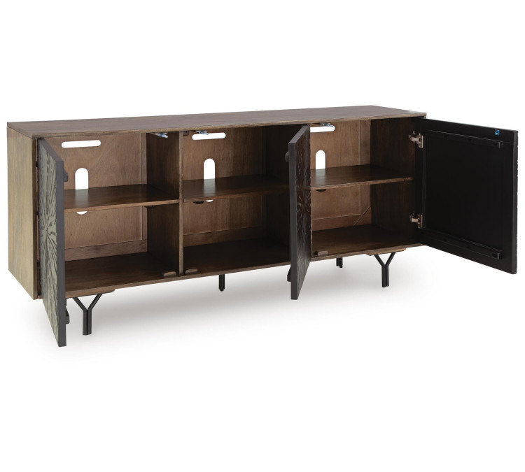 Lavinmont Accent Cabinet - Multi Brown