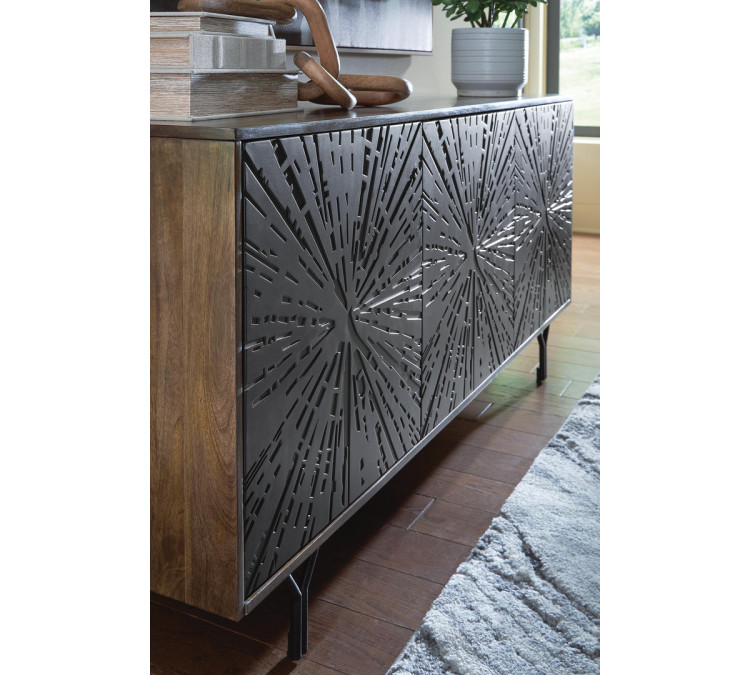 Lavinmont Accent Cabinet - Multi Brown