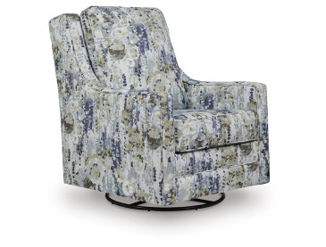 Dustinford Swivel Glider Accent Chair - Multi