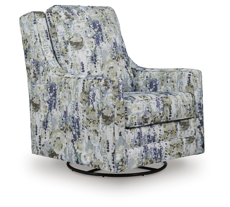 Dustinford Swivel Glider Accent Chair - Multi