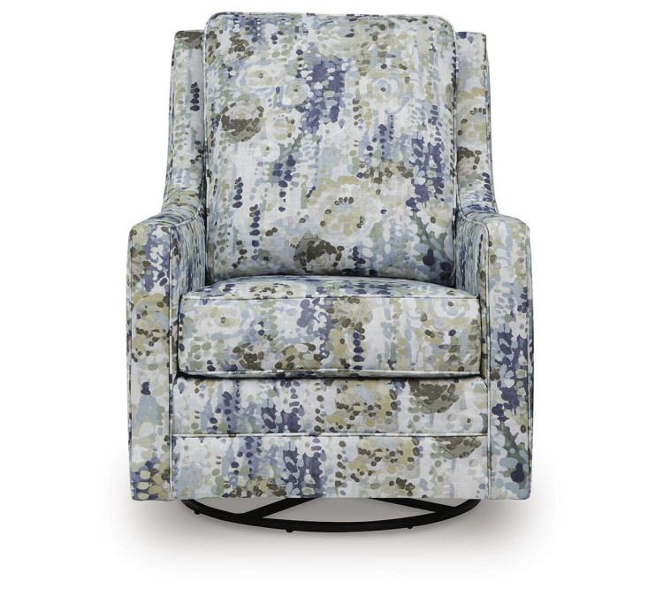 Dustinford Swivel Glider Accent Chair - Multi