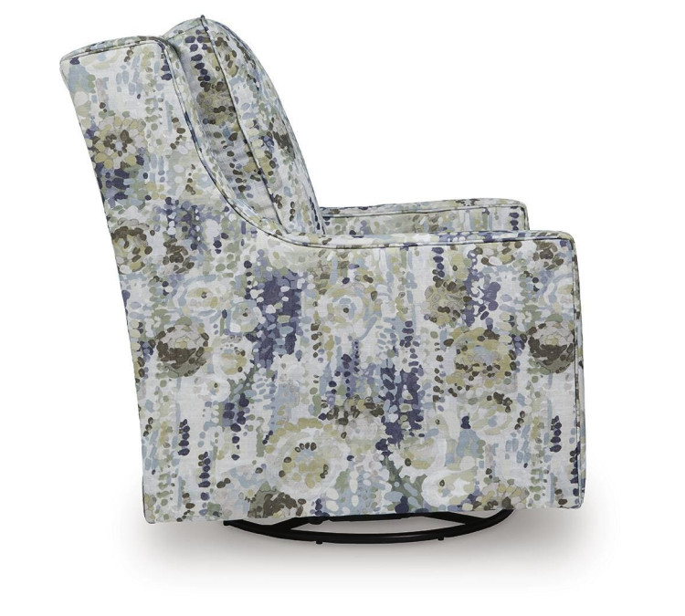 Dustinford Swivel Glider Accent Chair - Multi