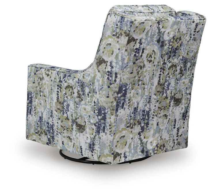 Dustinford Swivel Glider Accent Chair - Multi