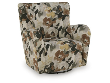 Rowenburg Swivel Glider Accent Chair - Multi