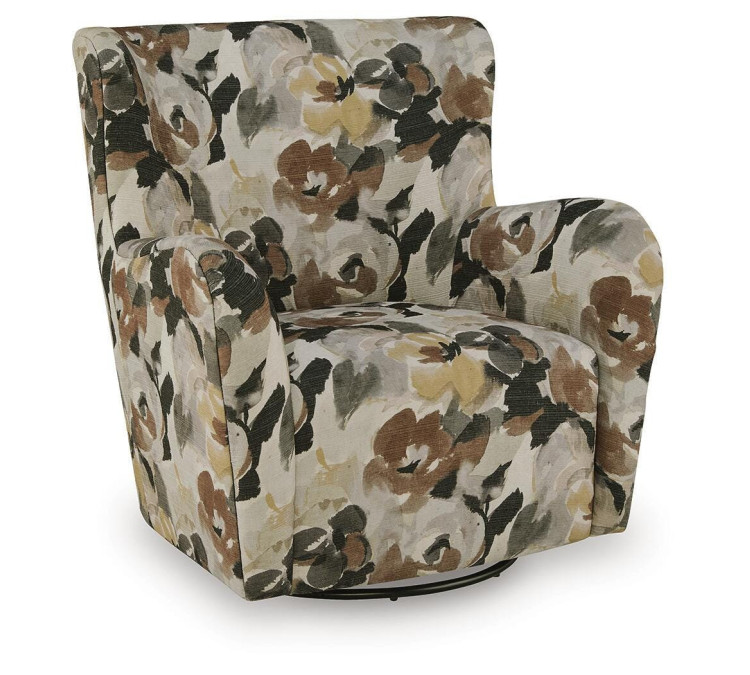 Rowenburg Swivel Glider Accent Chair - Multi
