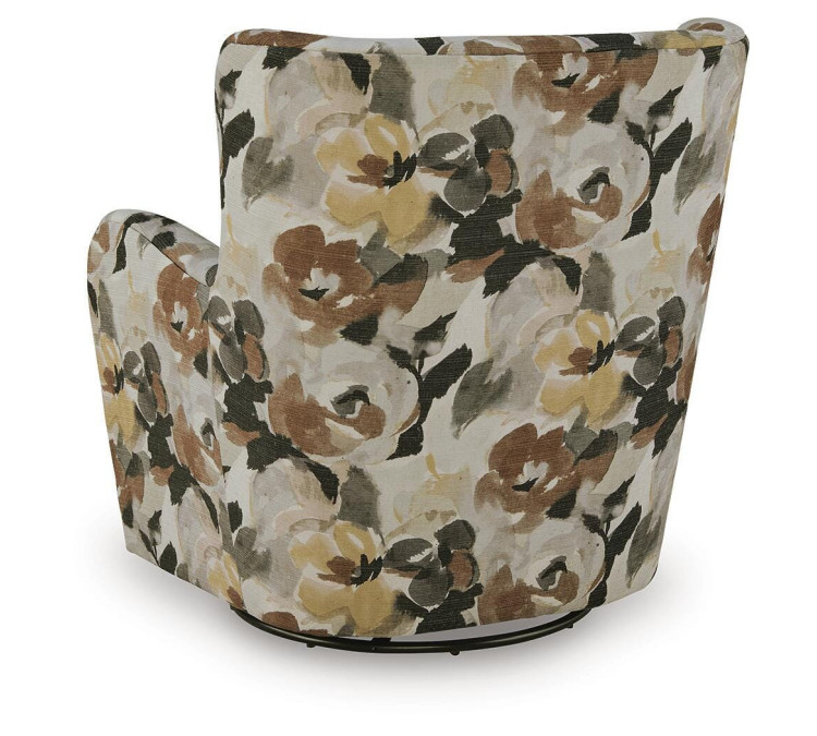 Rowenburg Swivel Glider Accent Chair - Multi