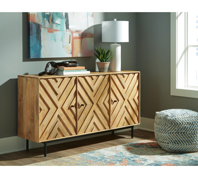 Cadewick Accent Cabinet - Natural