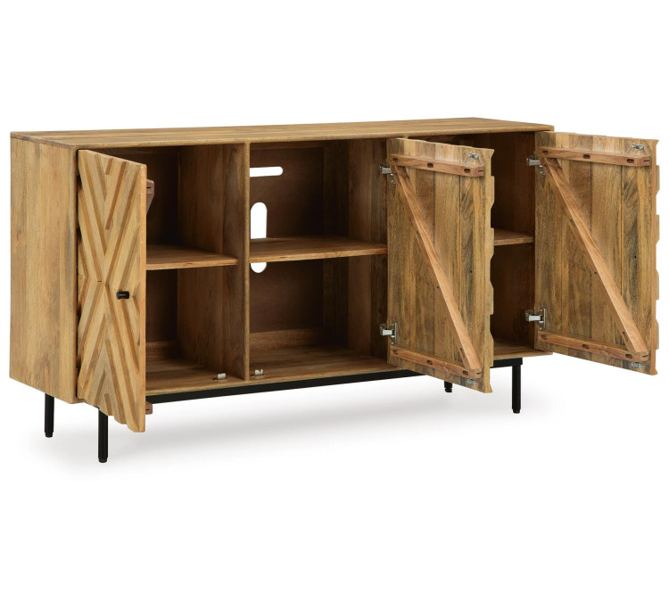 Cadewick Accent Cabinet - Natural