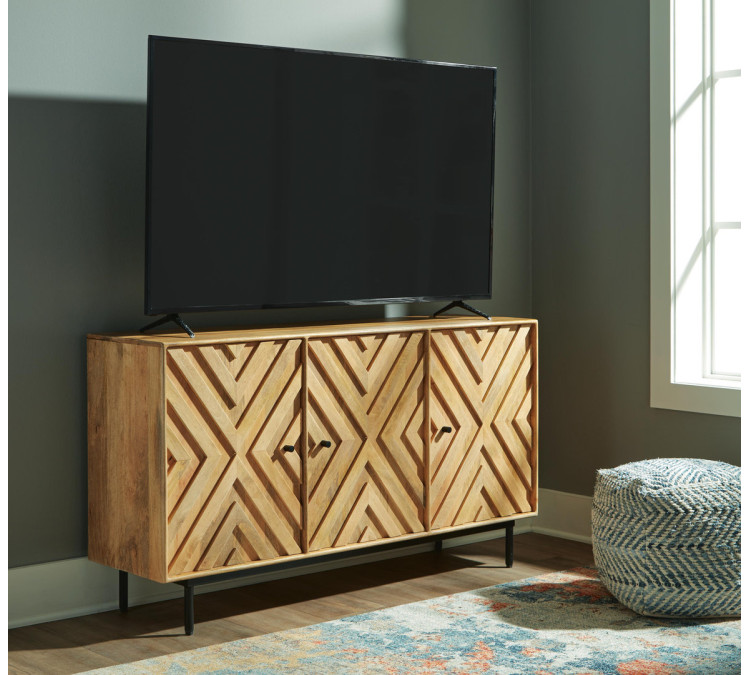 Cadewick Accent Cabinet - Natural