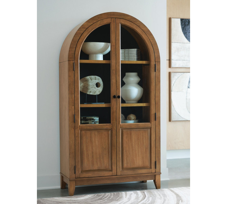 Dagandale Accent Cabinet - Natural/Black