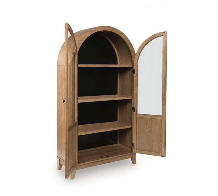 Dagandale Accent Cabinet - Natural/Black
