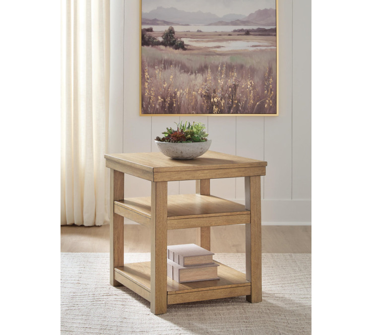 Wittenmyer End Table - Natural/Black