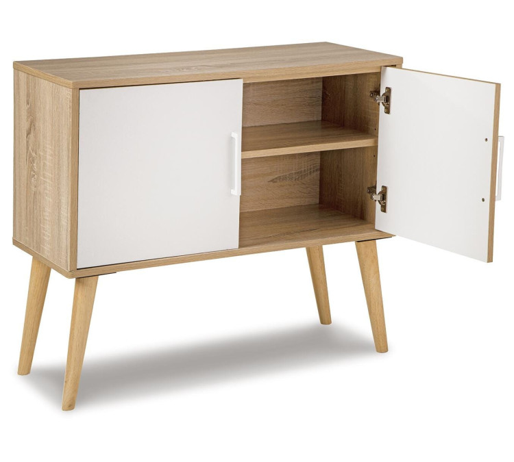 Orinfield Accent Cabinet - Natural/White