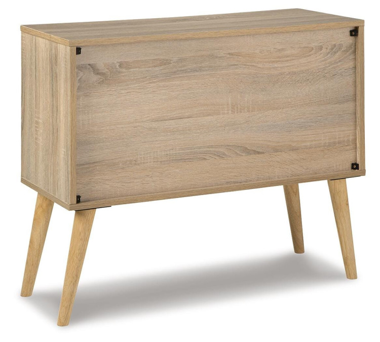 Orinfield Accent Cabinet - Natural/White