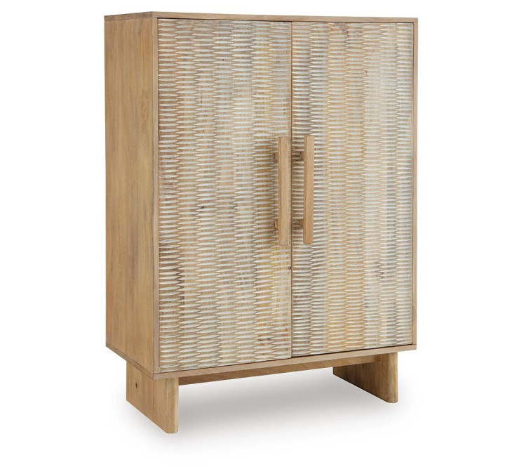 Dallinbury Accent Cabinet - Natural/White Wash