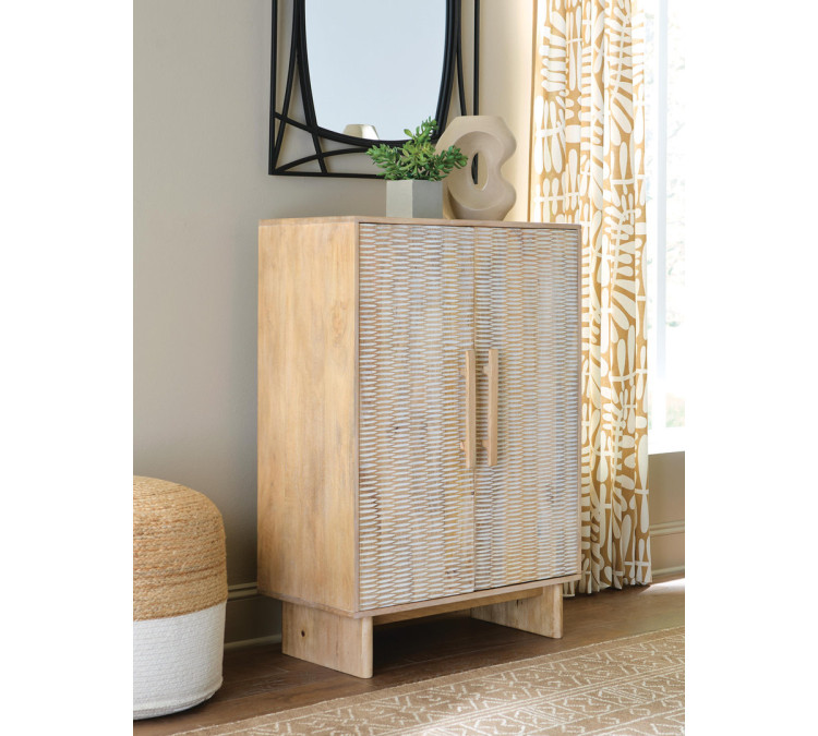 Dallinbury Accent Cabinet - Natural/White Wash