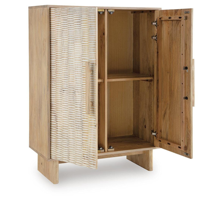 Dallinbury Accent Cabinet - Natural/White Wash