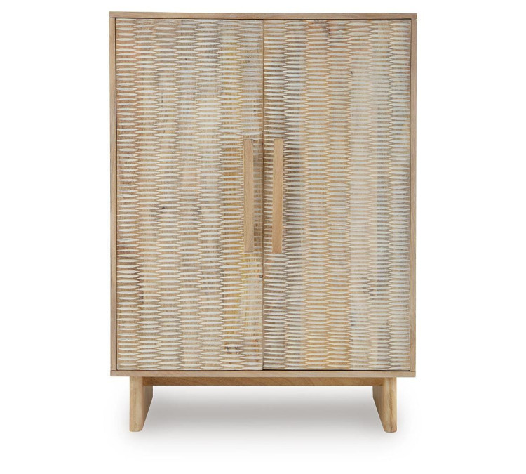 Dallinbury Accent Cabinet - Natural/White Wash