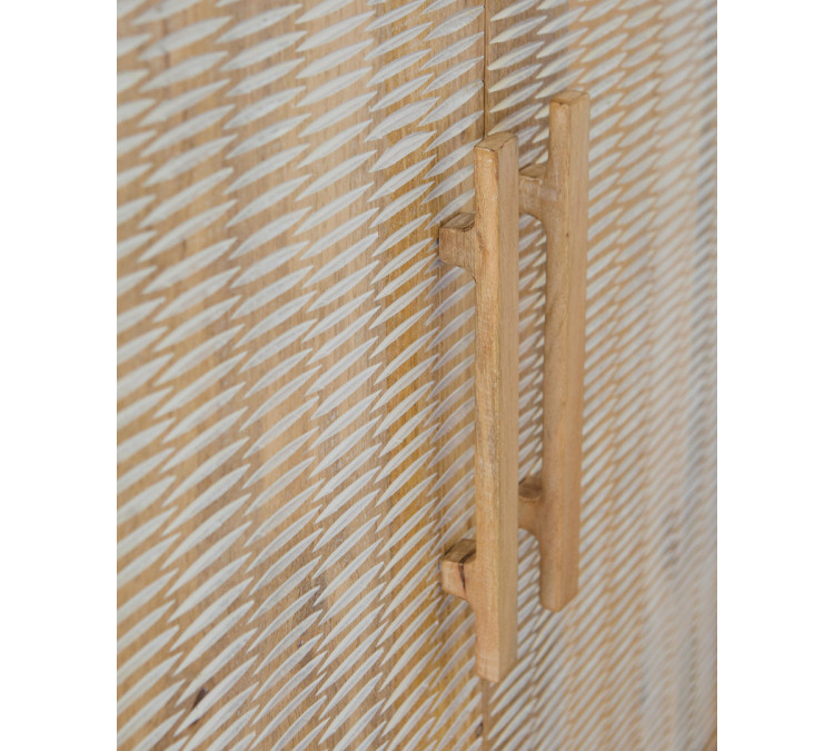 Dallinbury Accent Cabinet - Natural/White Wash