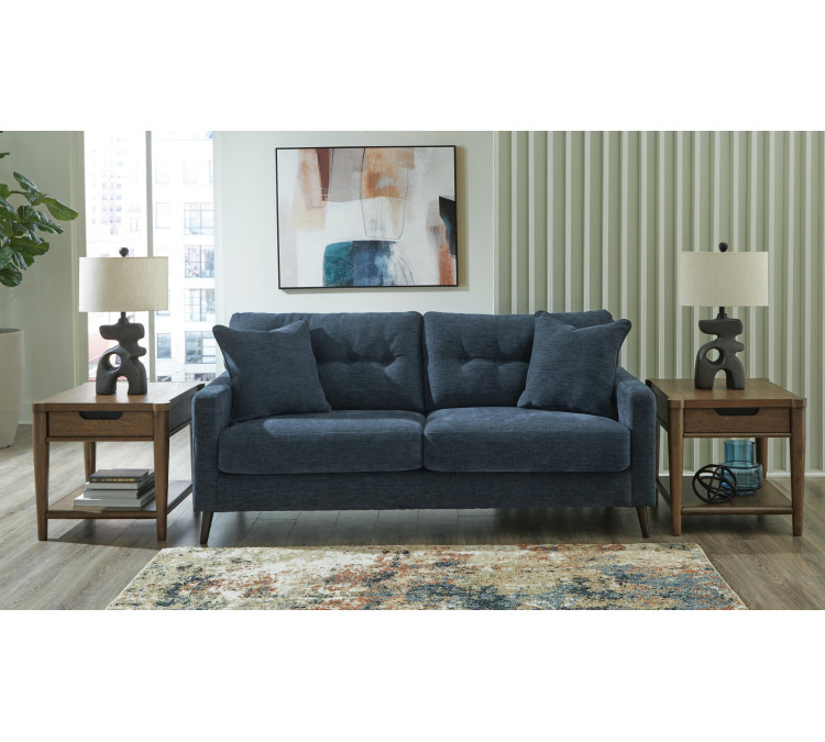 Bixler Sofa, Loveseat and Chair - Navy