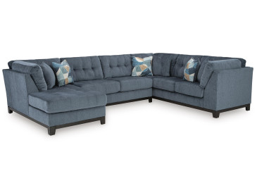 Maxon Place 3-Piece Sectional with Chaise - Navy