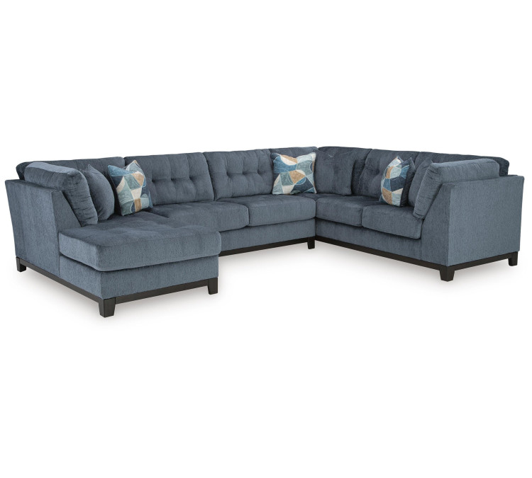 Maxon Place 3-Piece Sectional with Chaise - Navy