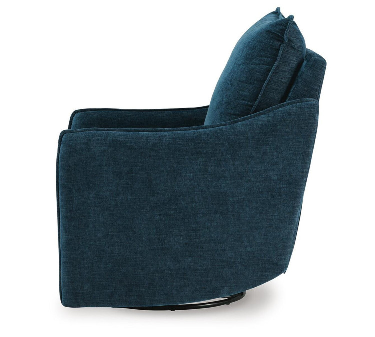 McBurg Swivel Power Recliner - Navy