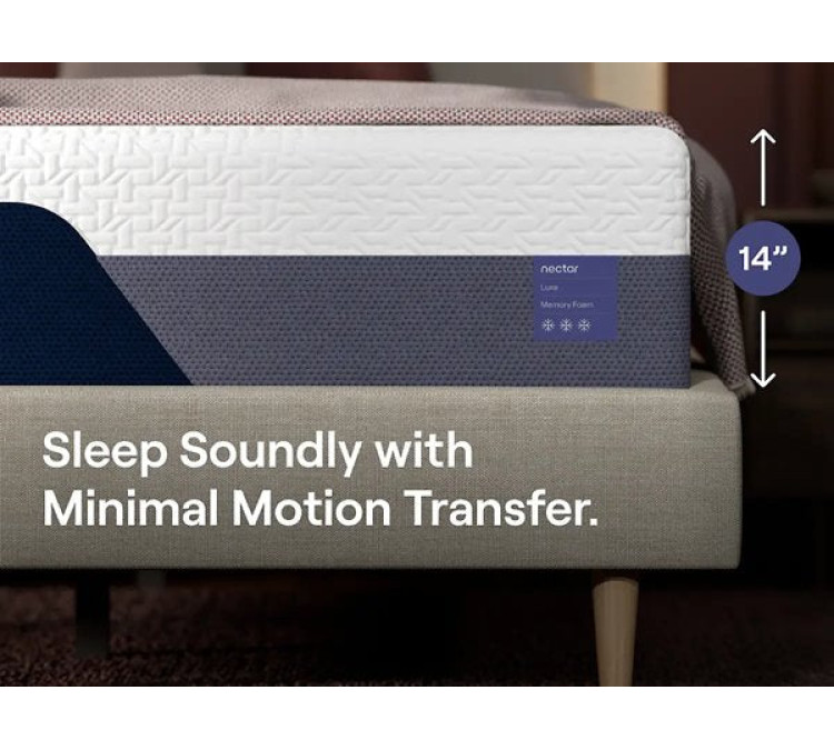 Nectar Luxe Memory Foam 5.1 Mattress - Queen