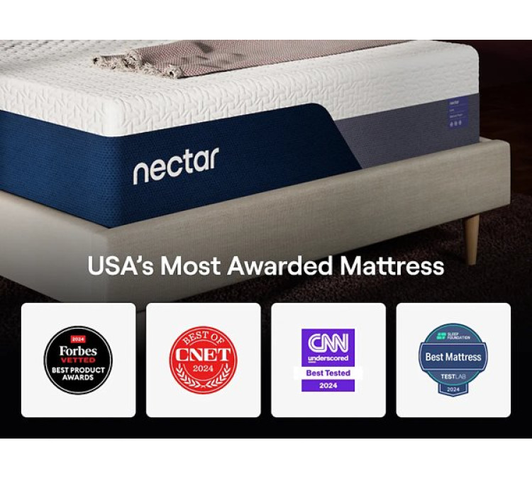 Nectar Luxe Memory Foam 5.1 Mattress - Queen