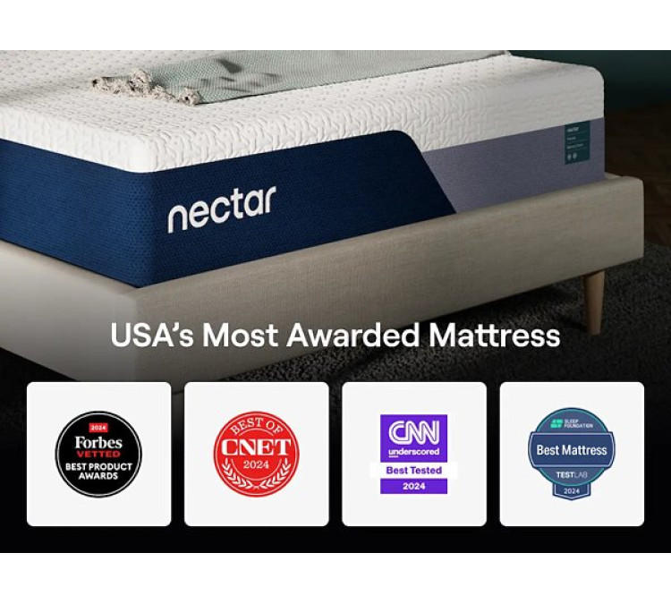 Nectar Premier Memory Foam 5.1 Mattress - Queen
