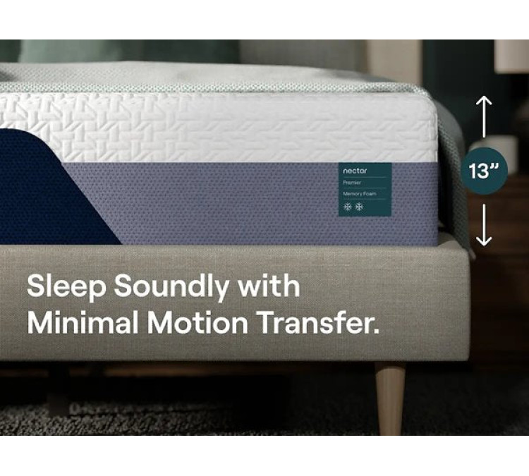 Nectar Premier Memory Foam 5.1 Mattress - Queen