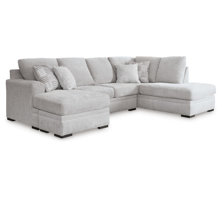 Gabyleigh 2-Piece Sectional with Chaise - Nickel