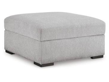Gabyleigh Ottoman With Storage - Nickel