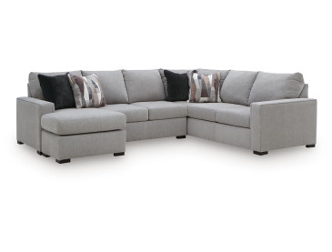 Lakepoint 2-Piece Sectional with Chaise - Nickel
