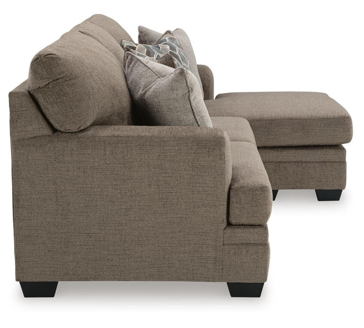 Stonemeade Sofa Chaise, Chair, and Ottoman - Nutmeg