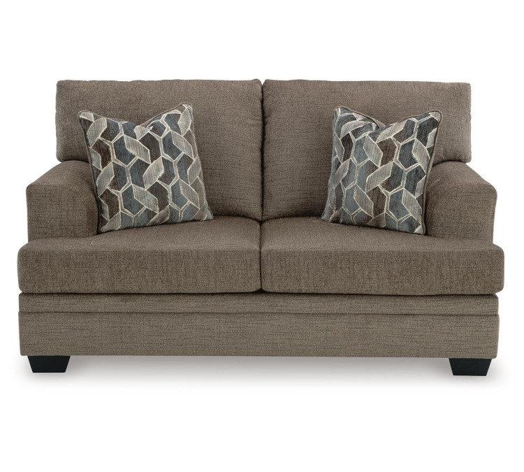 Stonemeade Sofa, Loveseat, Chair and Ottoman - Nutmeg