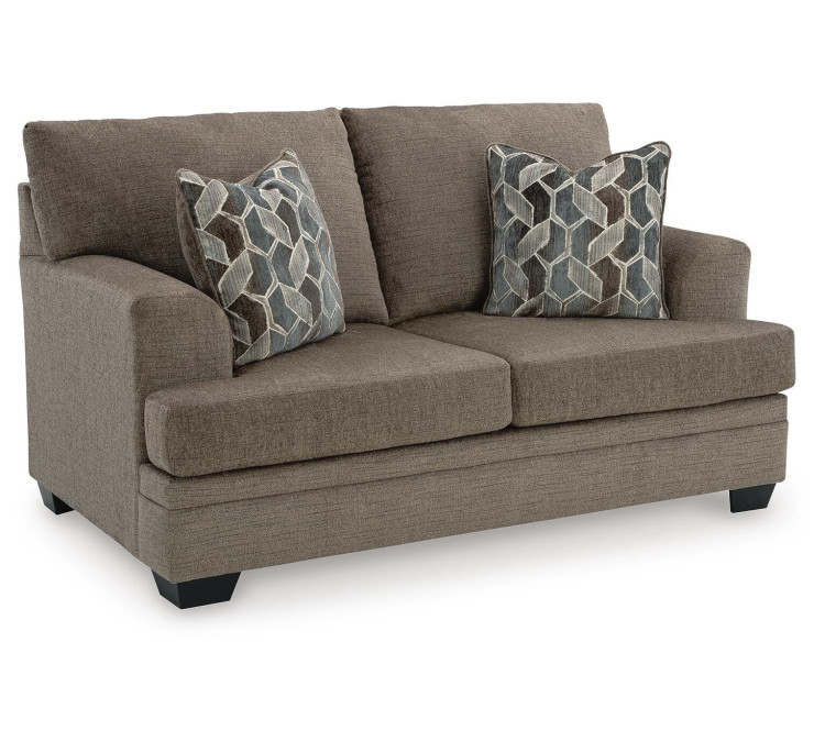 Stonemeade Sofa, Loveseat, Chair and Ottoman - Nutmeg