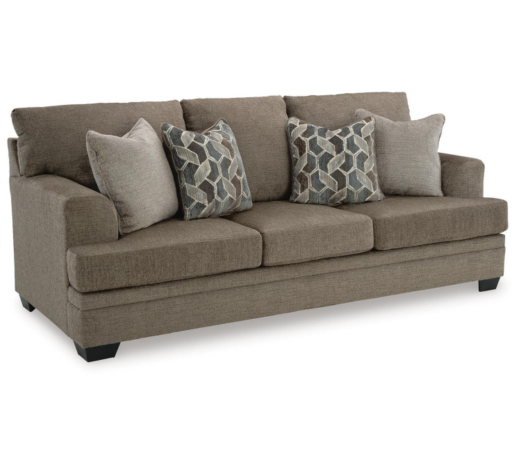 Stonemeade Sofa, Loveseat, Chair and Ottoman - Nutmeg