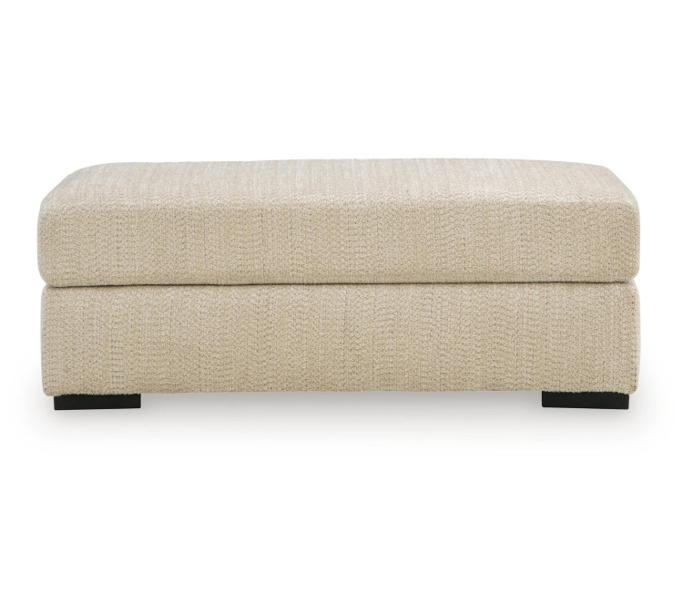 Crespino Ottoman - Oatmeal