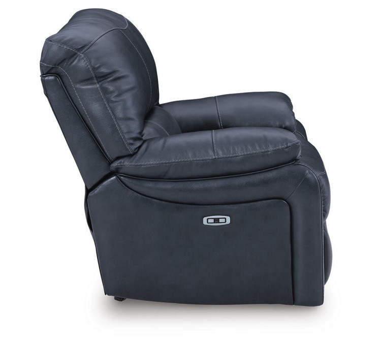 Leesworth Sofa, Loveseat and Recliner - Ocean